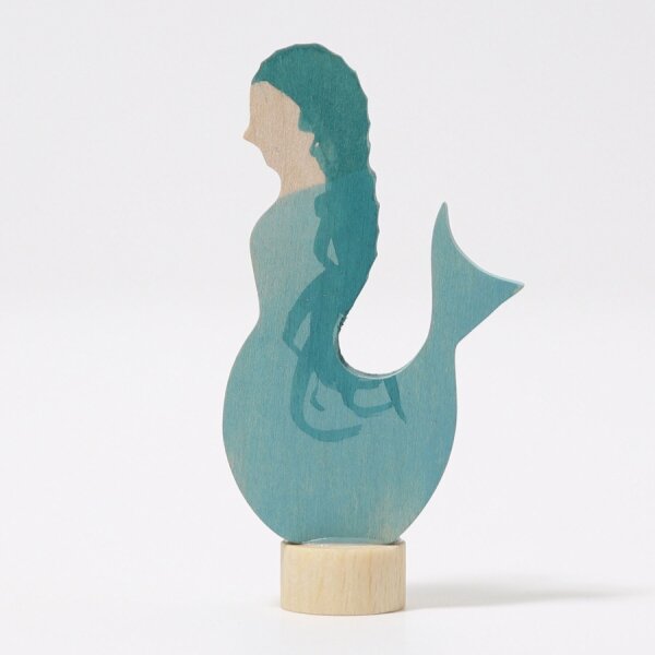 Grimms Steckfigur Meerjungfrau Aquamarin