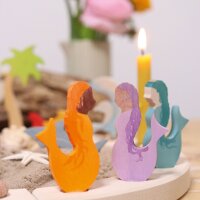 Grimms Steckfigur Meerjungfrau Aquamarin