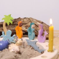 Grimms Steckfigur Meerjungfrau Aquamarin