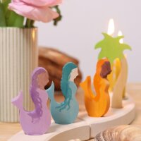 Grimms Steckfigur Meerjungfrau Aquamarin