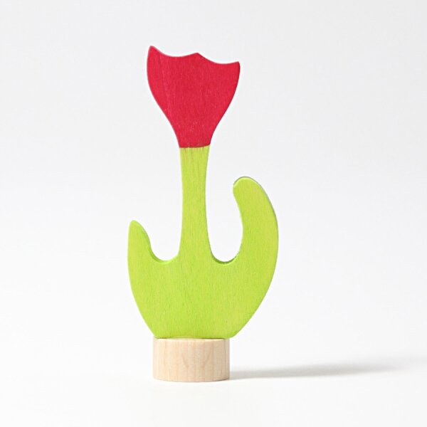 Grimms Steckfigur rote Tulpe