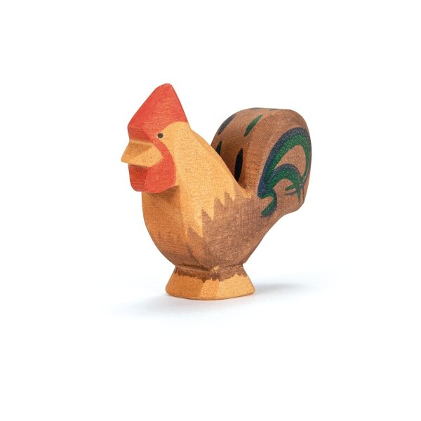 Ostheimer Huhn braun pickend