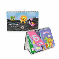 ABC-5 Countdown-Tischkalender für Schulstart & Ferien