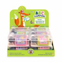 ABC-5 Rechen-Rollstempel-Set 2-teilig,3-fach sortiert