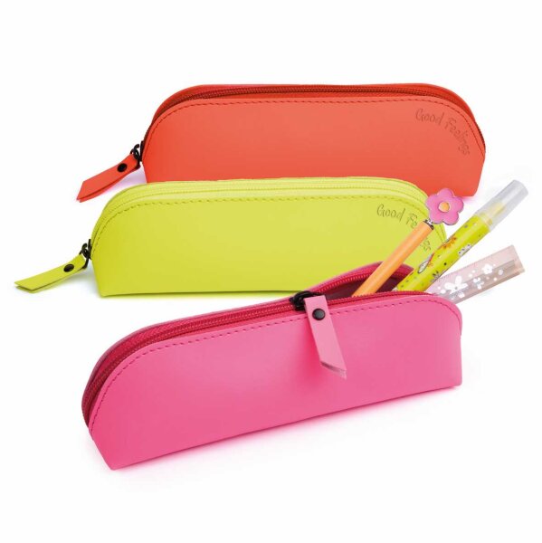 GFH Schlamper-Etui Neon, 3-fach sortiert