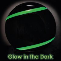 Fidget Spinner Ball - Black & Green (Glow in the Dark)