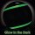 Fidget Spinner Ball - Black & Green (Glow in the Dark)