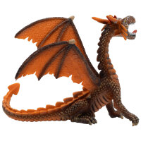 Bullyland Drache sitzend orange