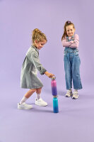 Kinder Trinkflasche Edelstahl Doppelwandig 460 ml- Unique, Farbverlauf blau