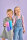 Kinder Trinkflasche Edelstahl Doppelwandig 460 ml- Unique, Farbverlauf blau
