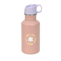 Kinder Trinkflasche Edelstahl Pattern Party Rosa/lila